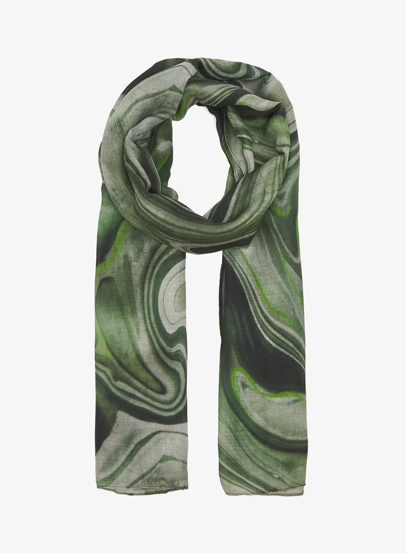 Tie Dye Detail Modest Hijab Headscarf